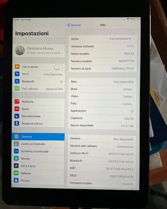 Ipad air 128 gb lte
