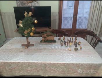 presepe e albero di natale 