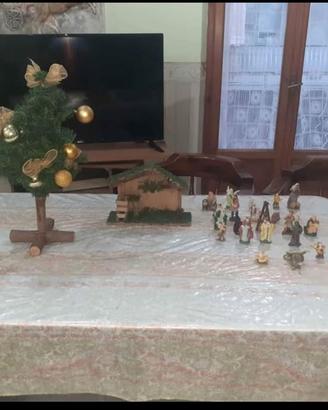 presepe e albero di natale 
