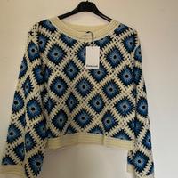 Maglione Desigual Crochet multicolore
