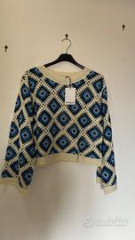 Maglione Desigual Crochet multicolore