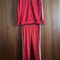 Tuta completa Adidas Tg XL rossa