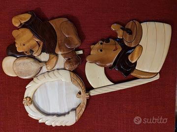 Cornice legno Winnie the Pooh