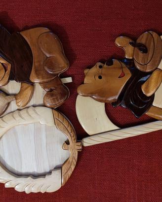 Cornice legno Winnie the Pooh
