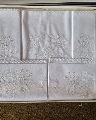 Parure Lenzuola Matrimoniali Ricamate