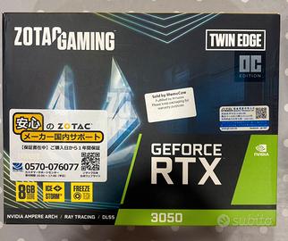 Scheda Video Geforce RTX 3050 8Gb NVIDIA