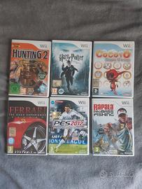 Lotto 6 Giochi Nintendo Wii Originali e Funzionant