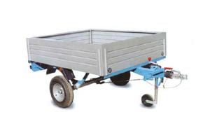 Rimorchio MTA 600Kg Trasporto Merci - Ribaltabile
