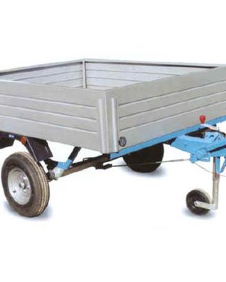 Rimorchio MTA 600Kg Trasporto Merci - Ribaltabile