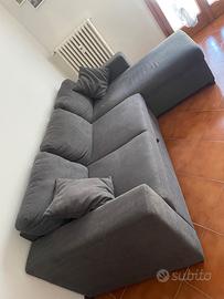 Divano letto con vano contenitore