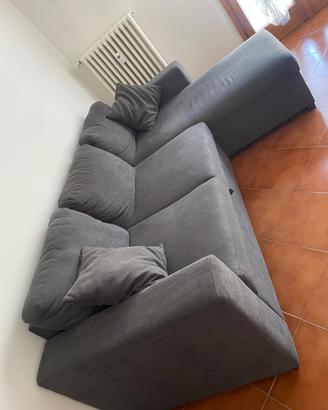 Divano letto con vano contenitore