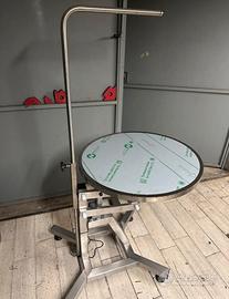 Tavolo tondo per la toelettatura elettrico