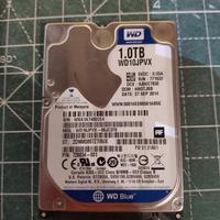 WD Blue HDD 1 TERABYTE 2,5