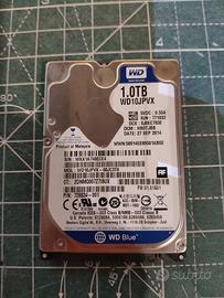 WD Blue HDD 1 TERABYTE 2,5