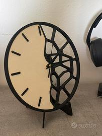 Orologio da tavolo/parete Moderno Nero