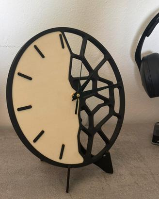 Orologio da tavolo/parete Moderno Nero