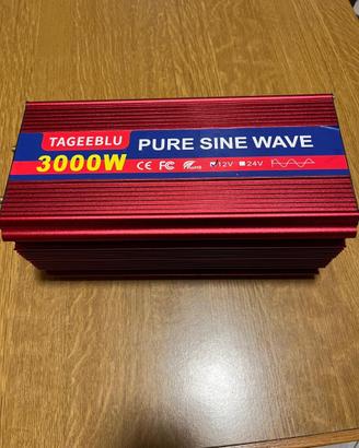 Inverter a onda sinusoidale pura 3000W - NUOVO, ma