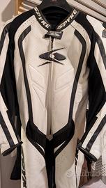 Tuta Moto in Pelle Traforata Spyke Taglia 48