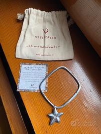 Vestopazzo bracciale rigido con stella