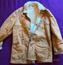 Cappotto montone vintage uomo originale anni 80