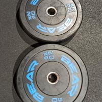 coppia dischi bumper 20kg 