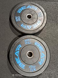 coppia dischi bumper 20kg 