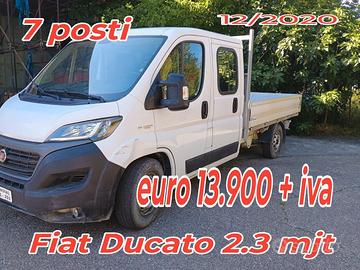 FIAT DUCATO 2.3 MJT 140 CV DOPPIA CABINA 7 POSTI