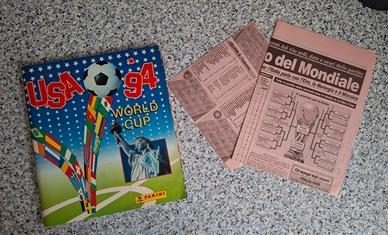 Album Panini Mondiali '94 + Gazzetta dello Sport 