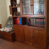 Sala completa in legno massello  stile arte 