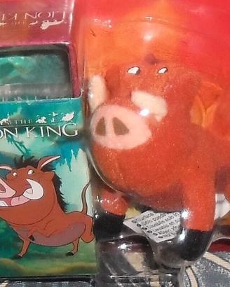 set RE LEONE DISNEY vintage Peluche Pumba + Timon
