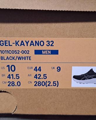 scarpe asics kayano 32