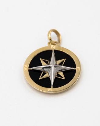Ciondolo in oro giallo 9 kt “Rosa dei venti” S.8