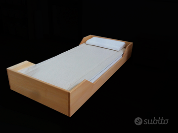 LETTO MONTESSORI IN CIRMOLO PROFUMATO SPEDITO