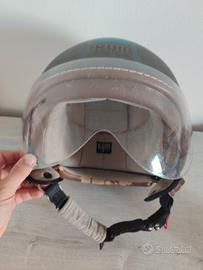 Casco CGM  grigio omologato con visiera taglia M