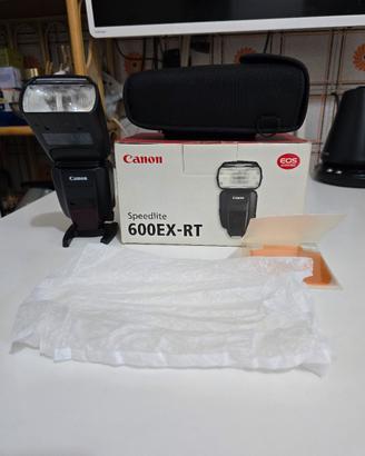 flash canon speedlite 600 EX-RT + battery booster 