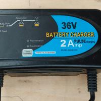 carica batteria bici elettrica 36v piombo