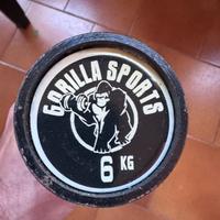 Gorilla Sports Clubbell-Mazza da Allenamento-6kg