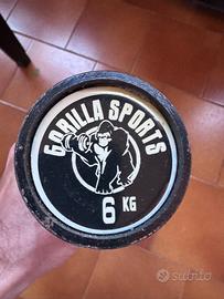 Gorilla Sports Clubbell-Mazza da Allenamento-6kg
