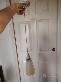Lampadario diametro 11 cm lungo 25 cm