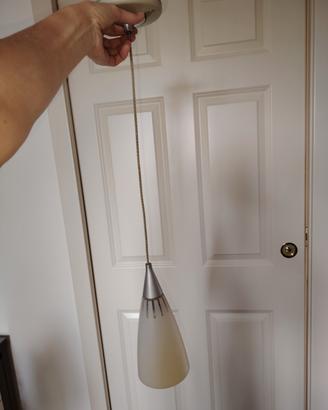 Lampadario diametro 11 cm lungo 25 cm