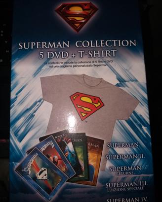 Superman Collection 5dvd  t-shirt