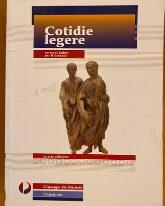 Libro Cotidie legere Giuseppe de Micheli latino