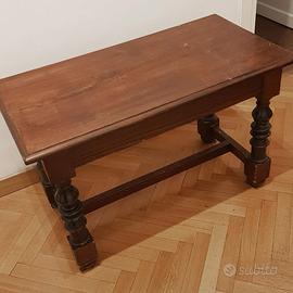 Tavolino dell'800, stile inglese, legno di noce