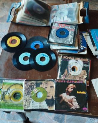 dischi vinile 45 HIFI stereo epoca collezionismo m
