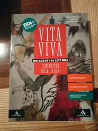 libro di testo di italiano Vita Viva (Mondadori)