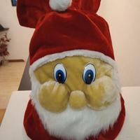 sacco babbo natale, vintage, con lacci di chiusura