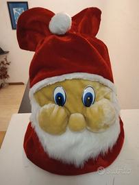 sacco babbo natale, vintage, con lacci di chiusura