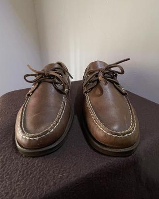 Sebago Docksides Portland Pelle Marrone