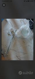 lampada professionale con lente d'ingrandimento