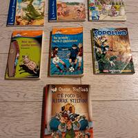 7 libri per ragazzi (Stilton, Topolino, Battello.)